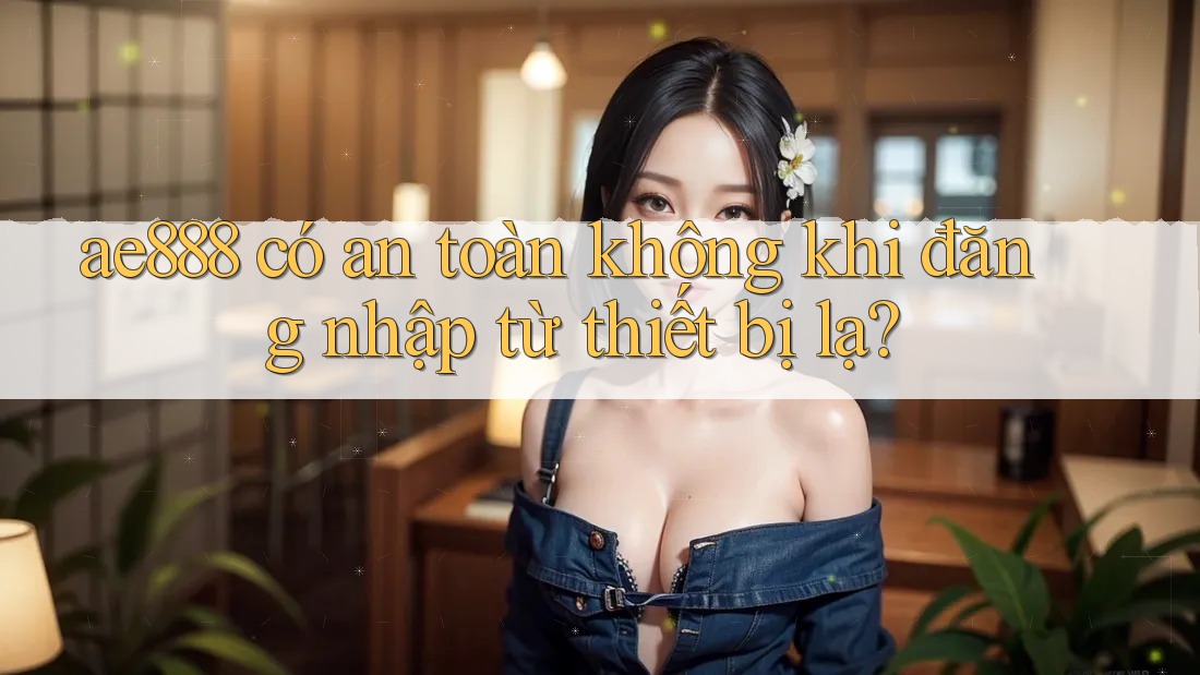 ae888 có an toàn không khi đăng nhập từ thiết bị lạ?