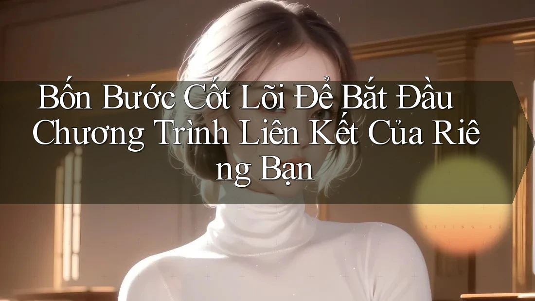 Bốn Bước Cốt Lõi Để Bắt Đầu Chương Trình Liên Kết Của Riêng Bạn