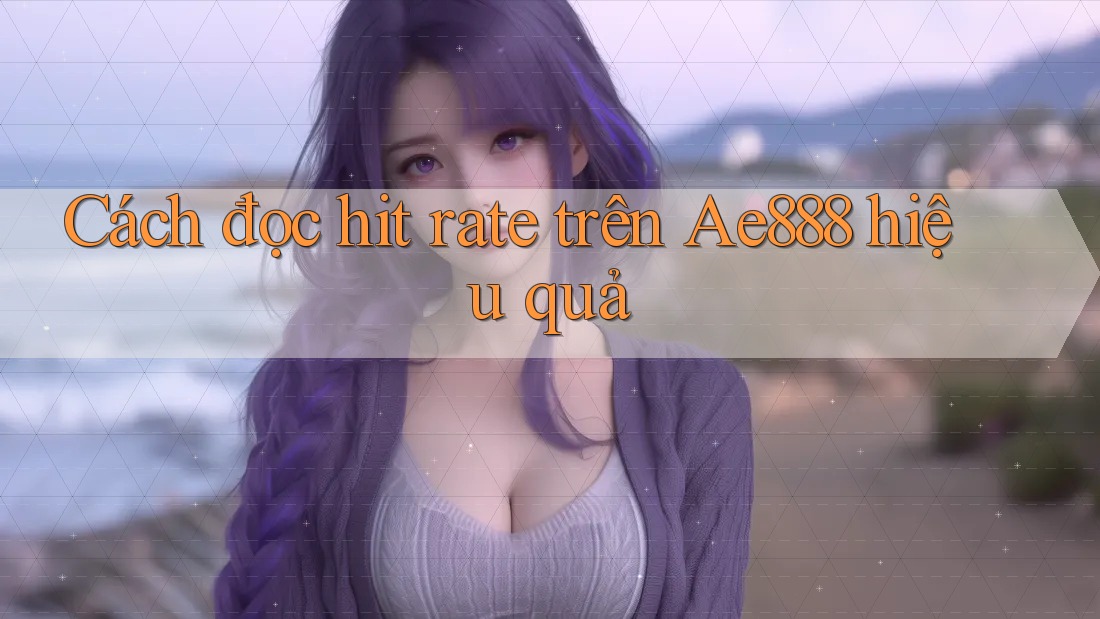 Cách đọc hit rate trên Ae888 hiệu quả Cách đọc hit rate trên Ae888 hiệu quả