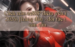 Cách nào ae888 điểm yếu (2026) hàng đầu   đối tác toàn cầu