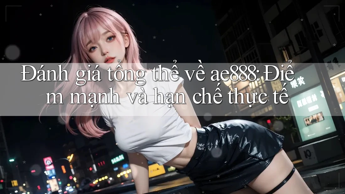Đánh giá tổng thể về ae888: Điểm mạnh và hạn chế thực tế