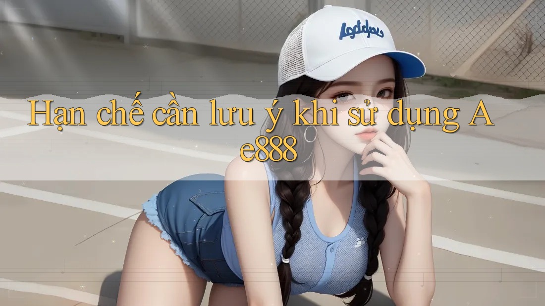 Hạn chế cần lưu ý khi sử dụng ae888