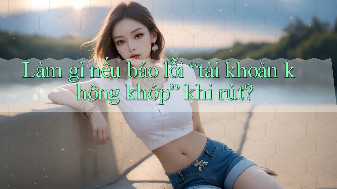 Làm gì nếu báo lỗi “tài khoản không khớp” khi rút? Làm gì nếu báo lỗi “tài khoản không khớp” khi rút?