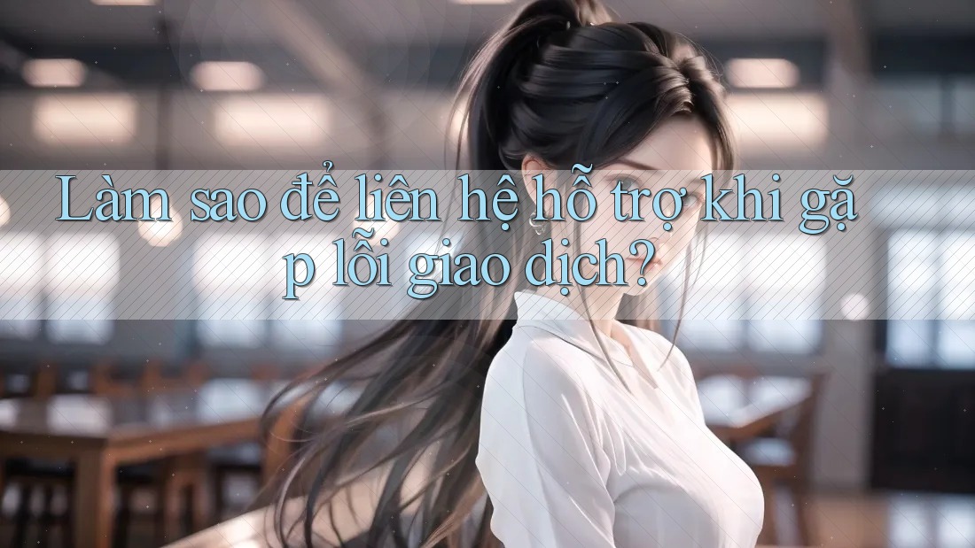 Làm sao để liên hệ hỗ trợ khi gặp lỗi giao dịch? Làm sao để liên hệ hỗ trợ khi gặp lỗi giao dịch?