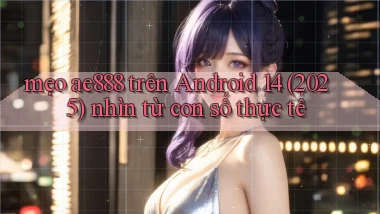 mẹo ae888 trên Android 14 (2025) nhìn từ con số thực tế