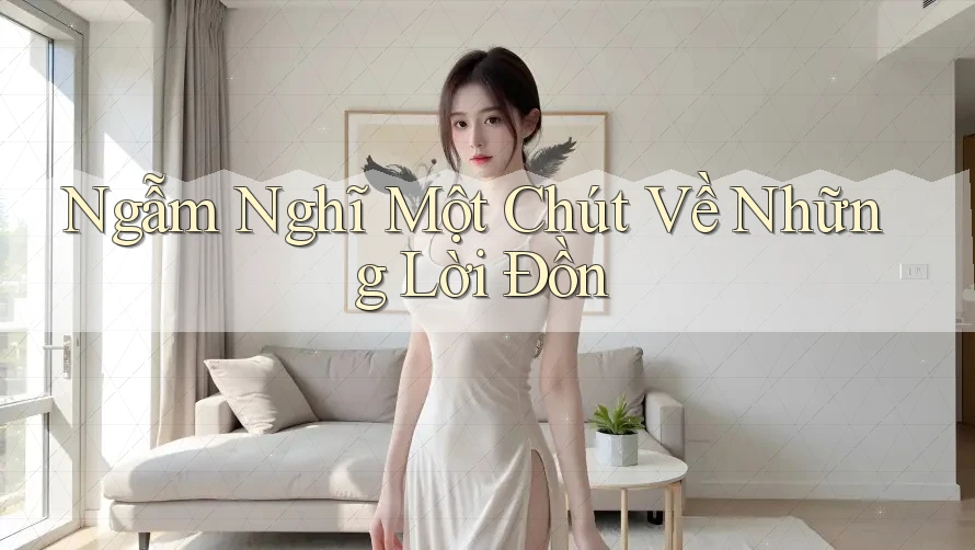 Ngẫm Nghĩ Một Chút Về Những Lời Đồn Ngẫm Nghĩ Một Chút Về Những Lời Đồn