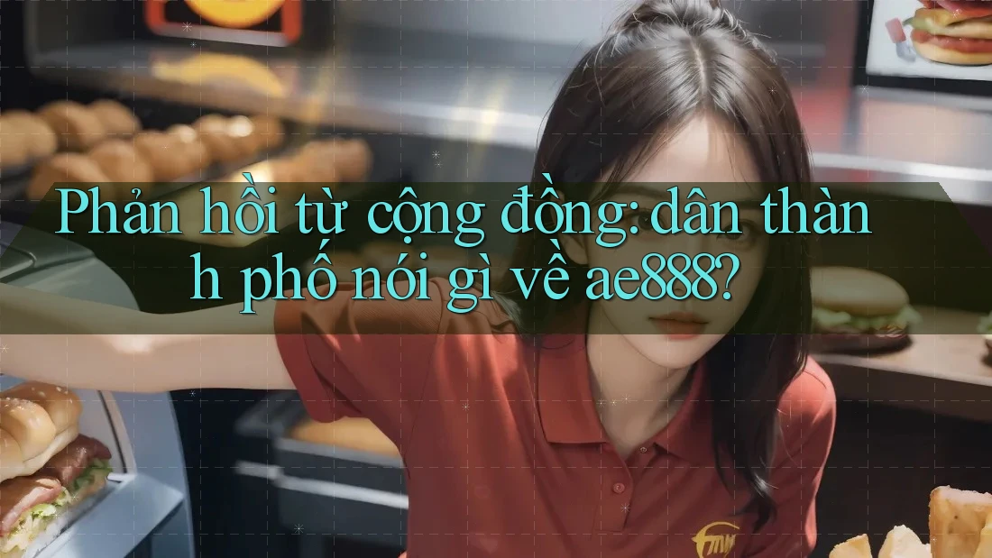 Phản hồi từ cộng đồng: dân thành phố nói gì về ae888? Phản hồi từ cộng đồng: dân thành phố nói gì về ae888?