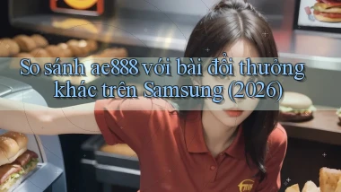 So sánh ae888 với bài đổi thưởng khác trên Samsung (2026)