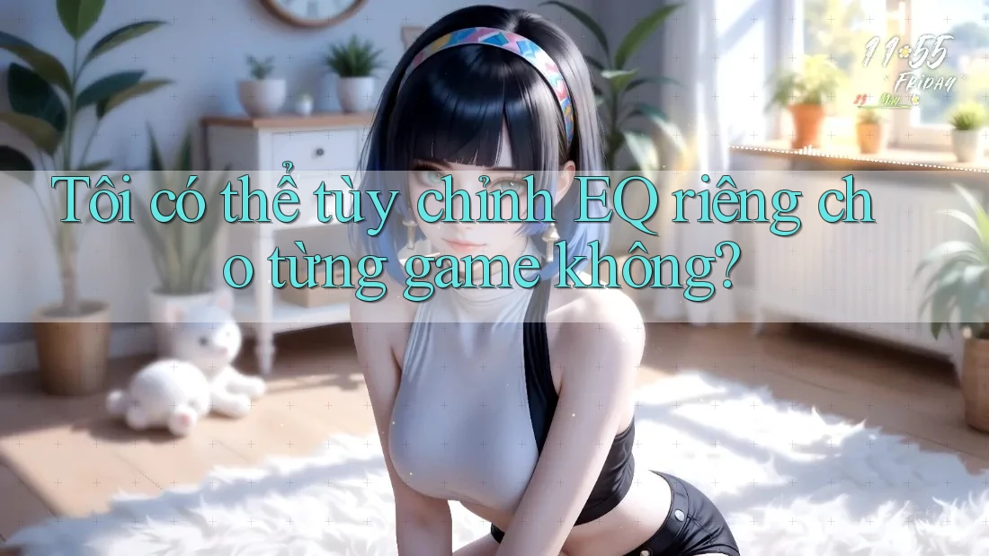 Tôi có thể tùy chỉnh EQ riêng cho từng game không? Tôi có thể tùy chỉnh EQ riêng cho từng game không?