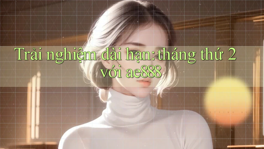 Trải nghiệm dài hạn: tháng thứ 2 với ae888 Trải nghiệm dài hạn: tháng thứ 2 với ae888
