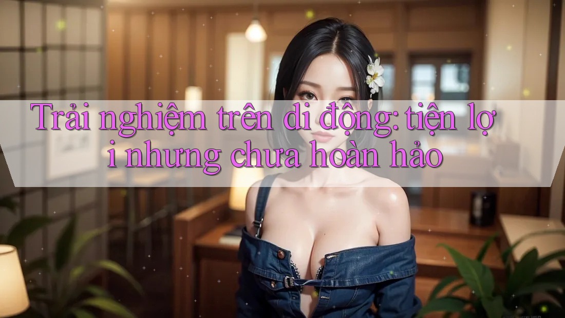 Trải nghiệm trên di động: tiện lợi nhưng chưa hoàn hảo Trải nghiệm trên di động: tiện lợi nhưng chưa hoàn hảo